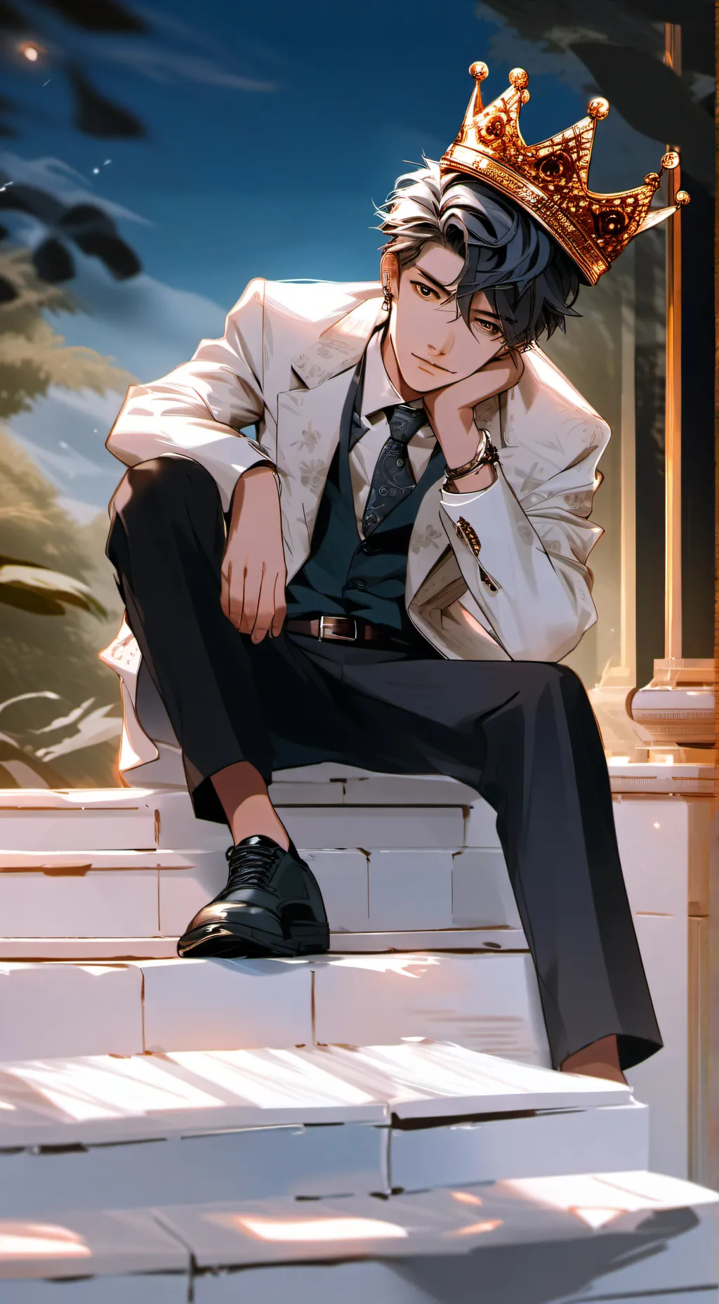 ai character: ♕𝓟𝓻𝓲𝓷𝓬𝓮 𝓐𝓵𝓮𝔁♕ background