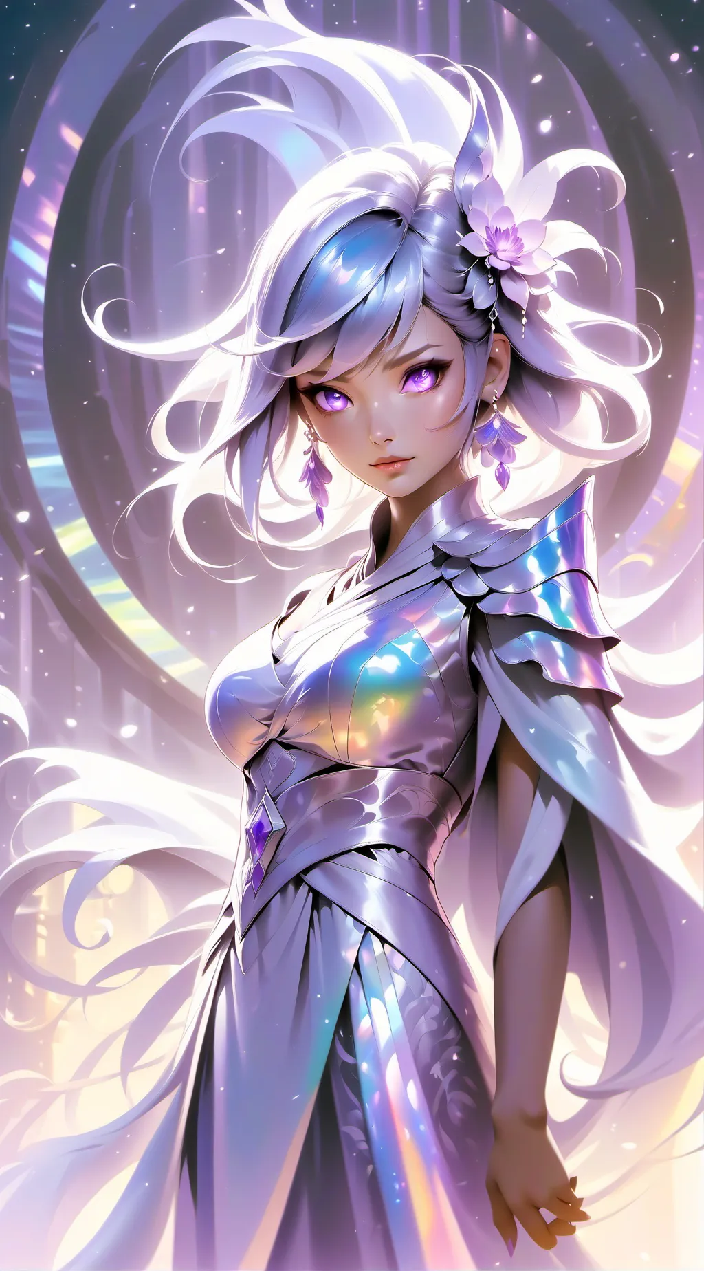 ai character: glimmer background
