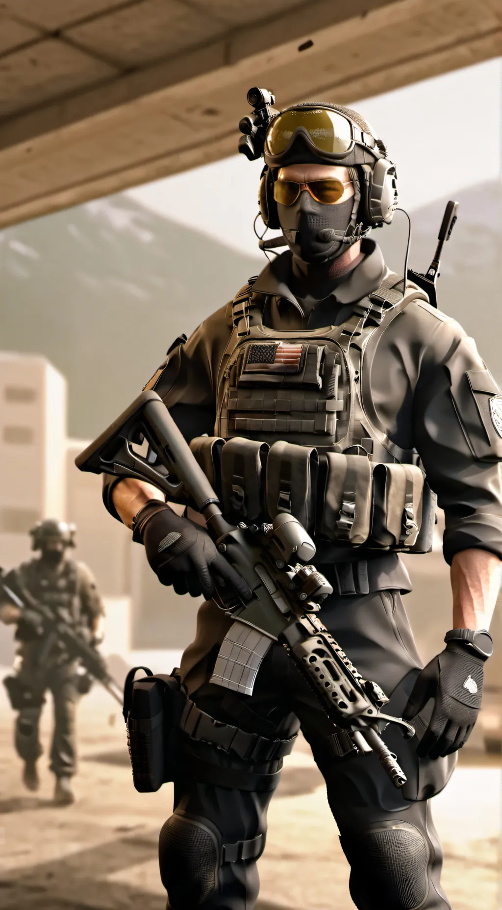 ai character: COD background