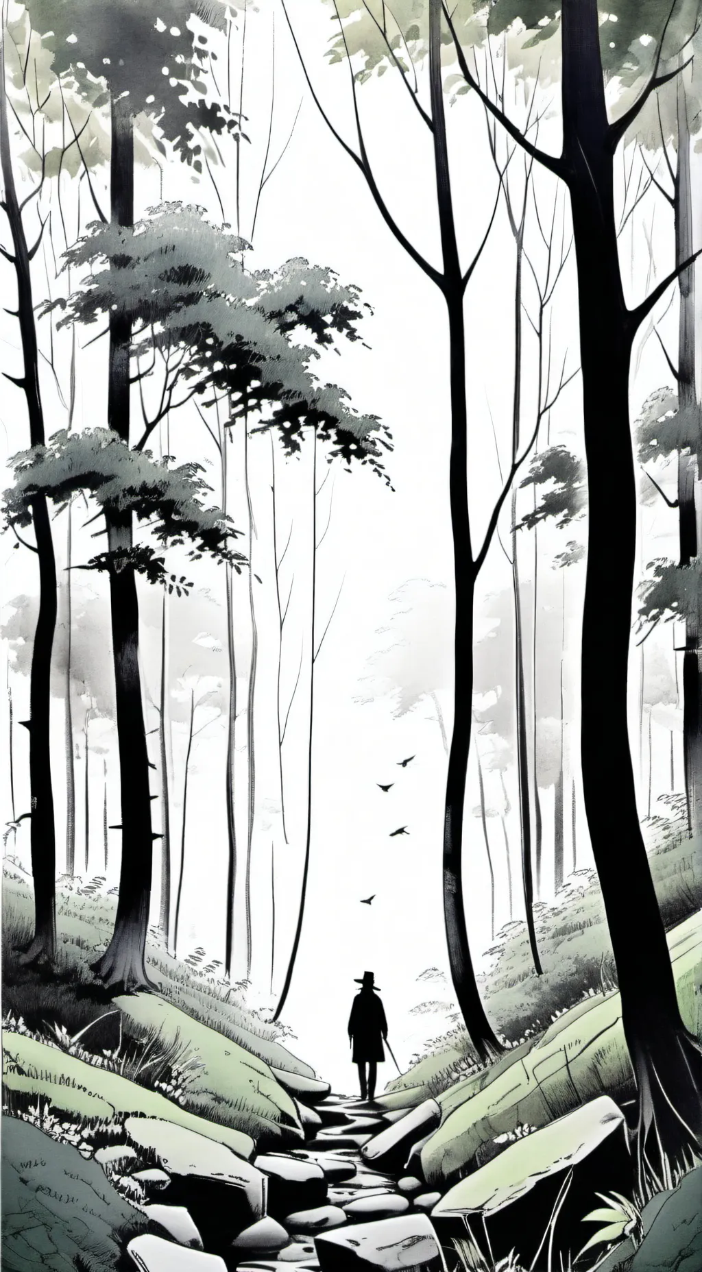 ai character: H&GxSprout&Cosmo background
