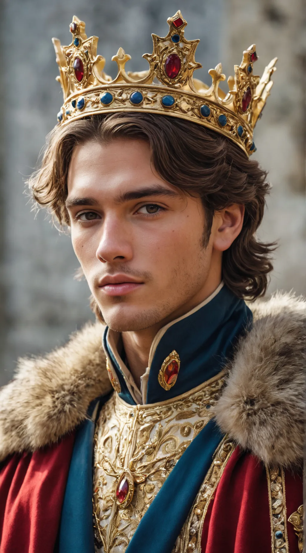 ai character: King Leo background