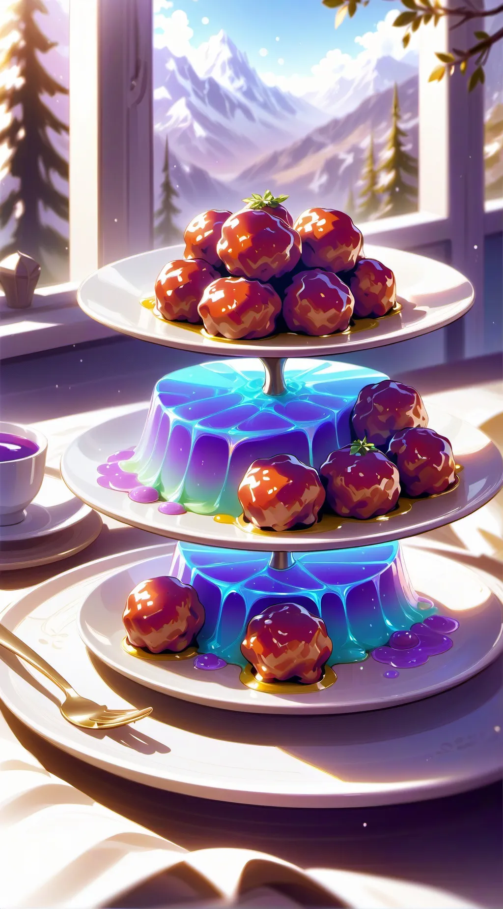 ai character: Foodie background