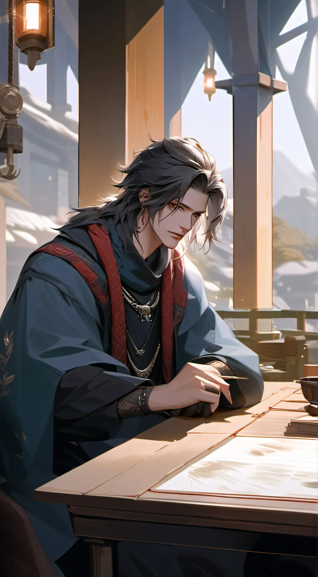 ai character: *-*kai*-* background