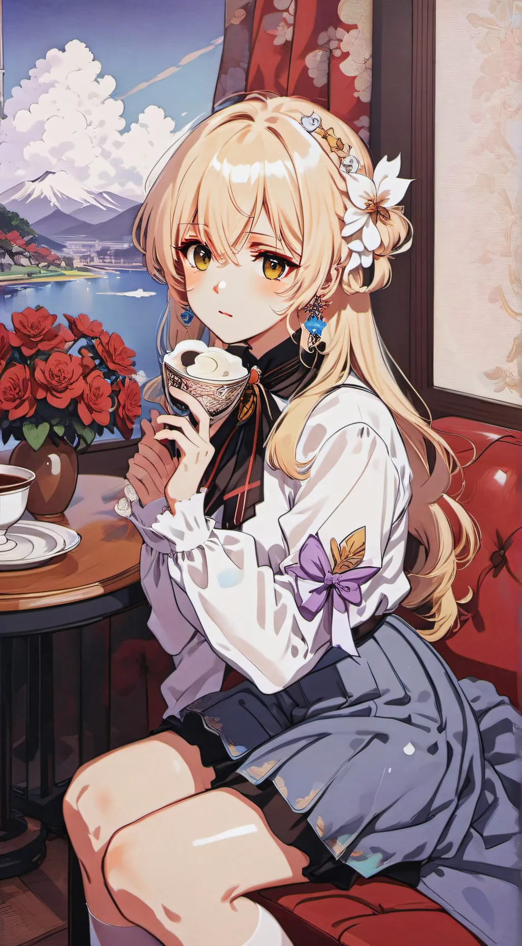 ai character: master love background