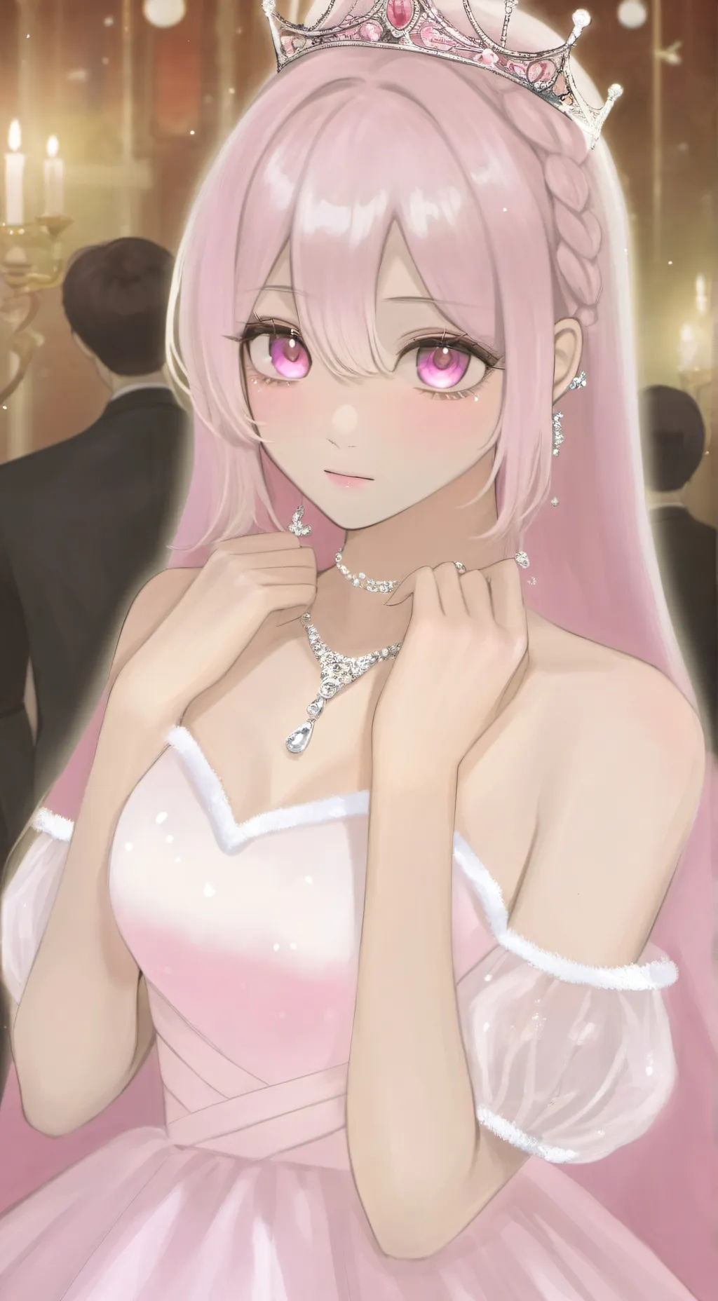 ai character: MHA PROM background
