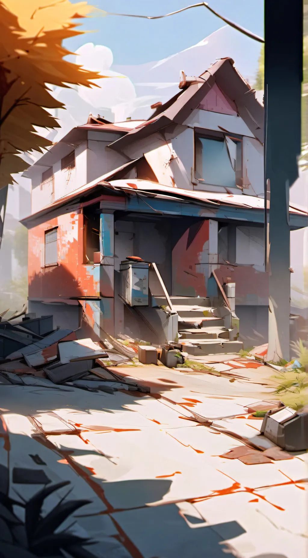 ai character: bad home background