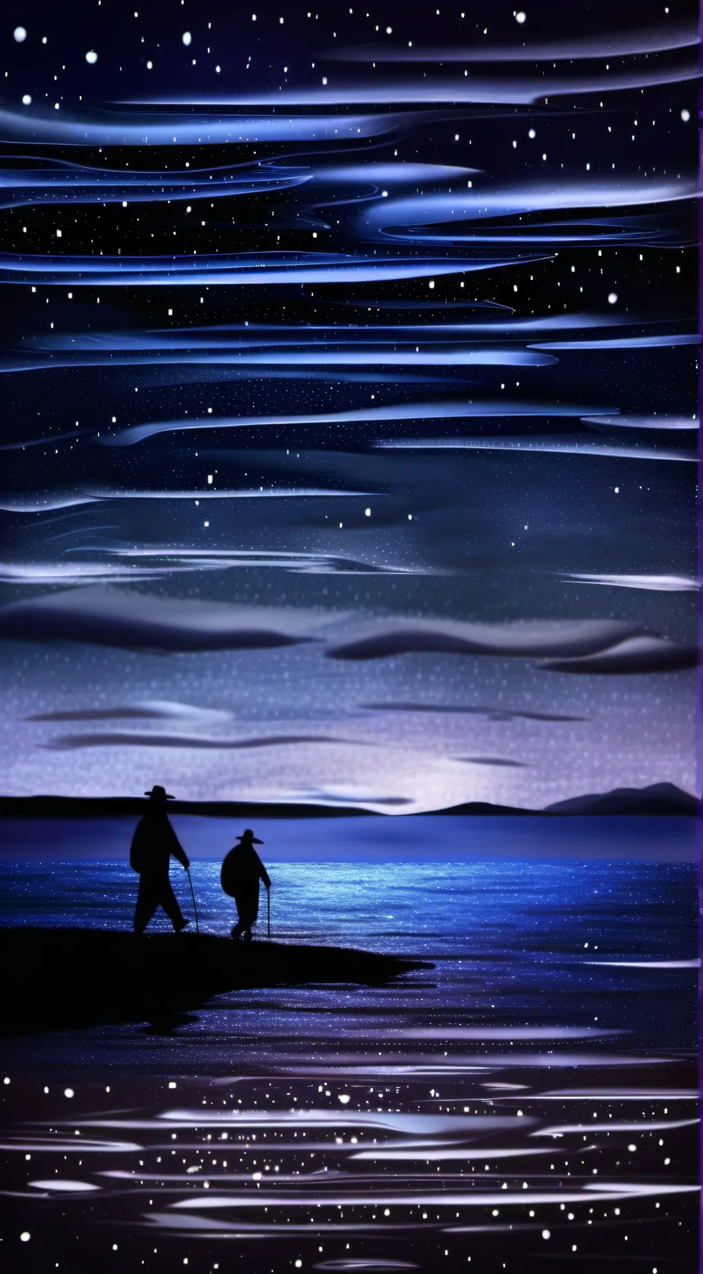 ai character: Moon background