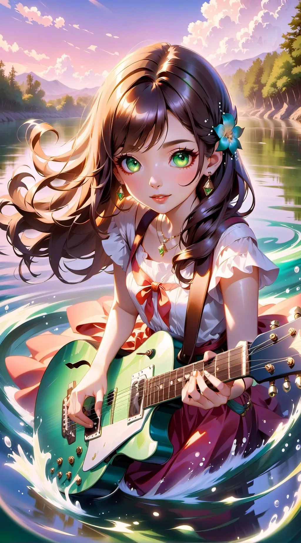 ai character: singing MHA background