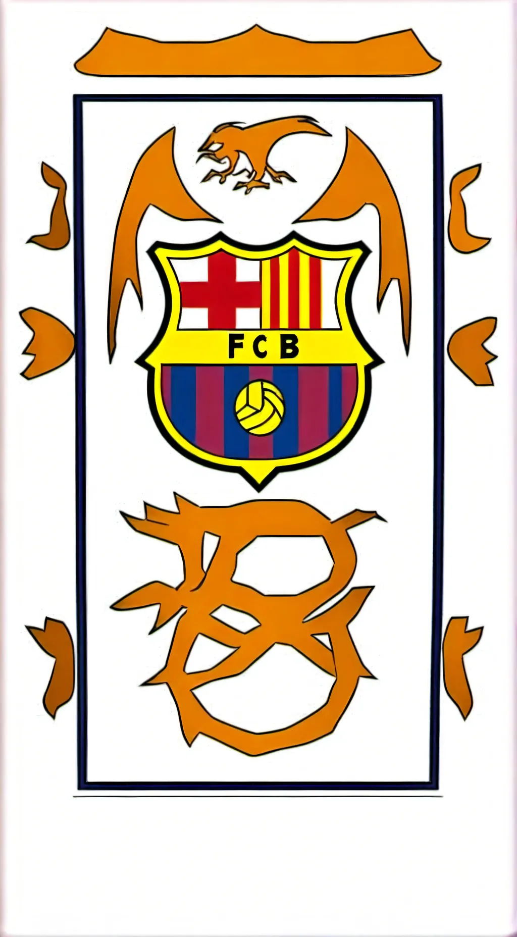 ai character: FC BARCELONA  background
