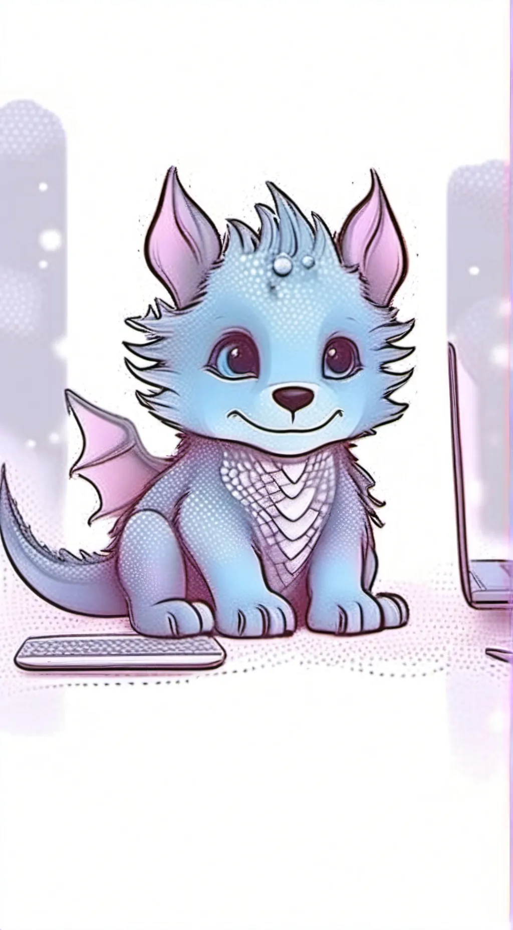 ai character: Azur background