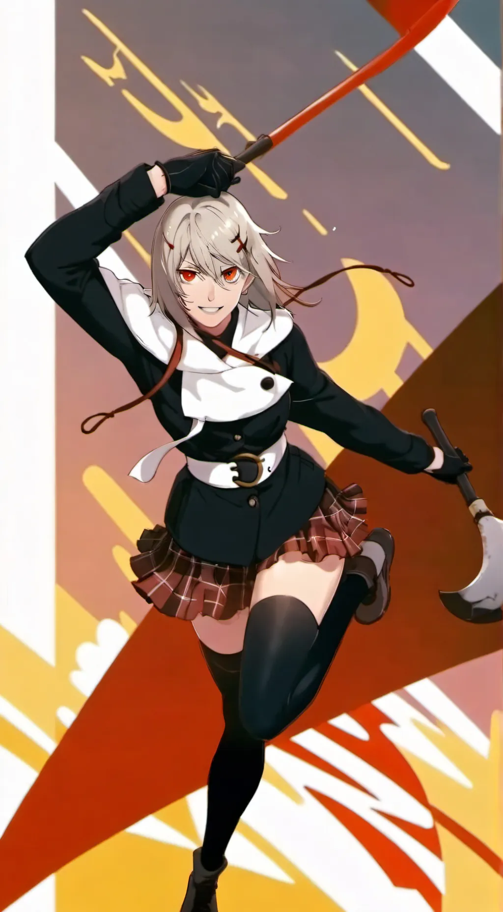 ai character: Powers death Anime background