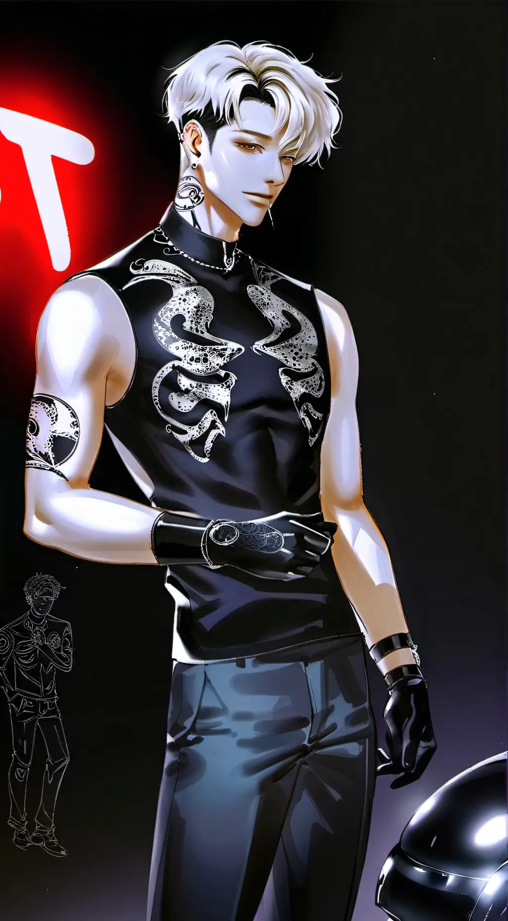 ai character: Elle background