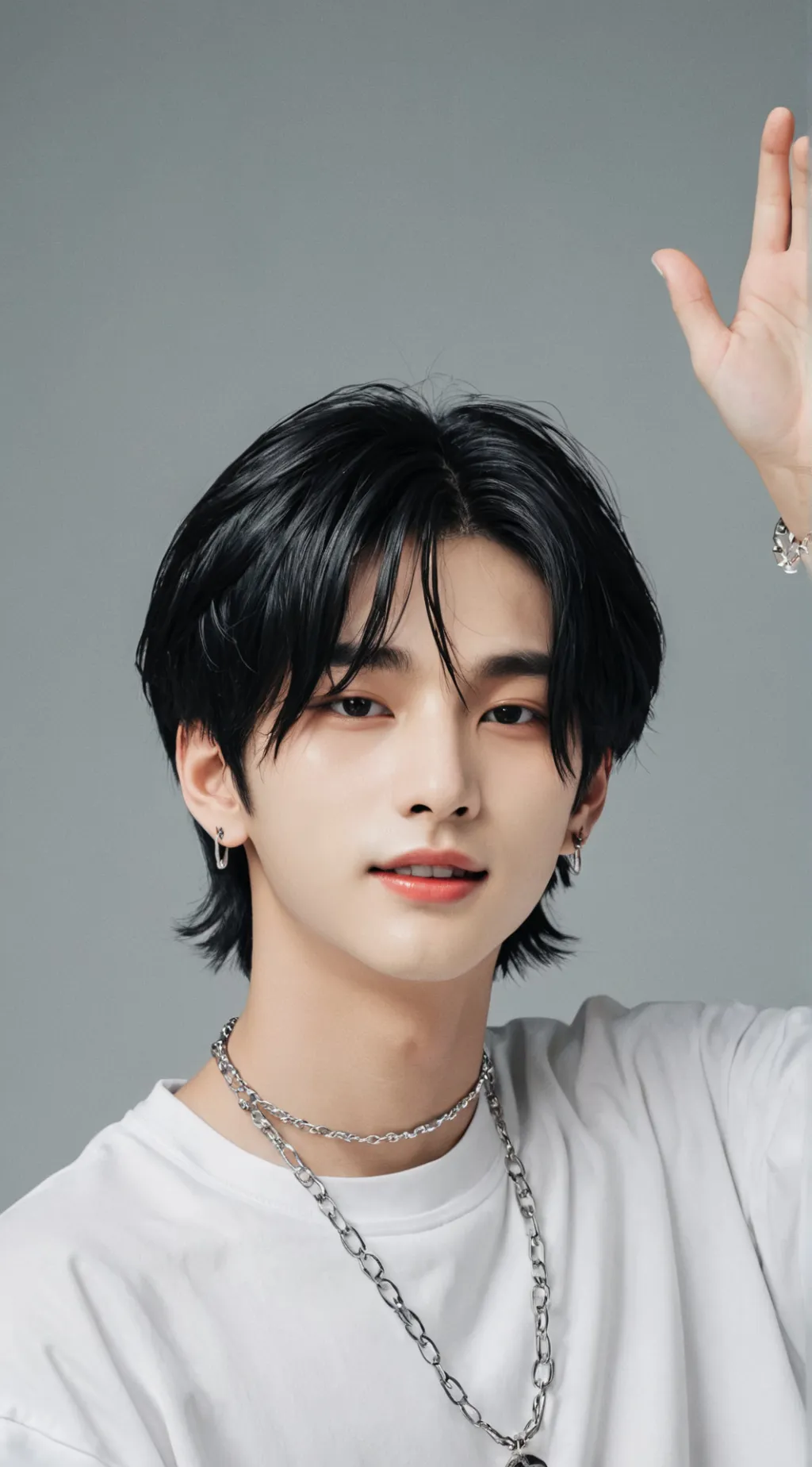 ai character: hyunjin  background