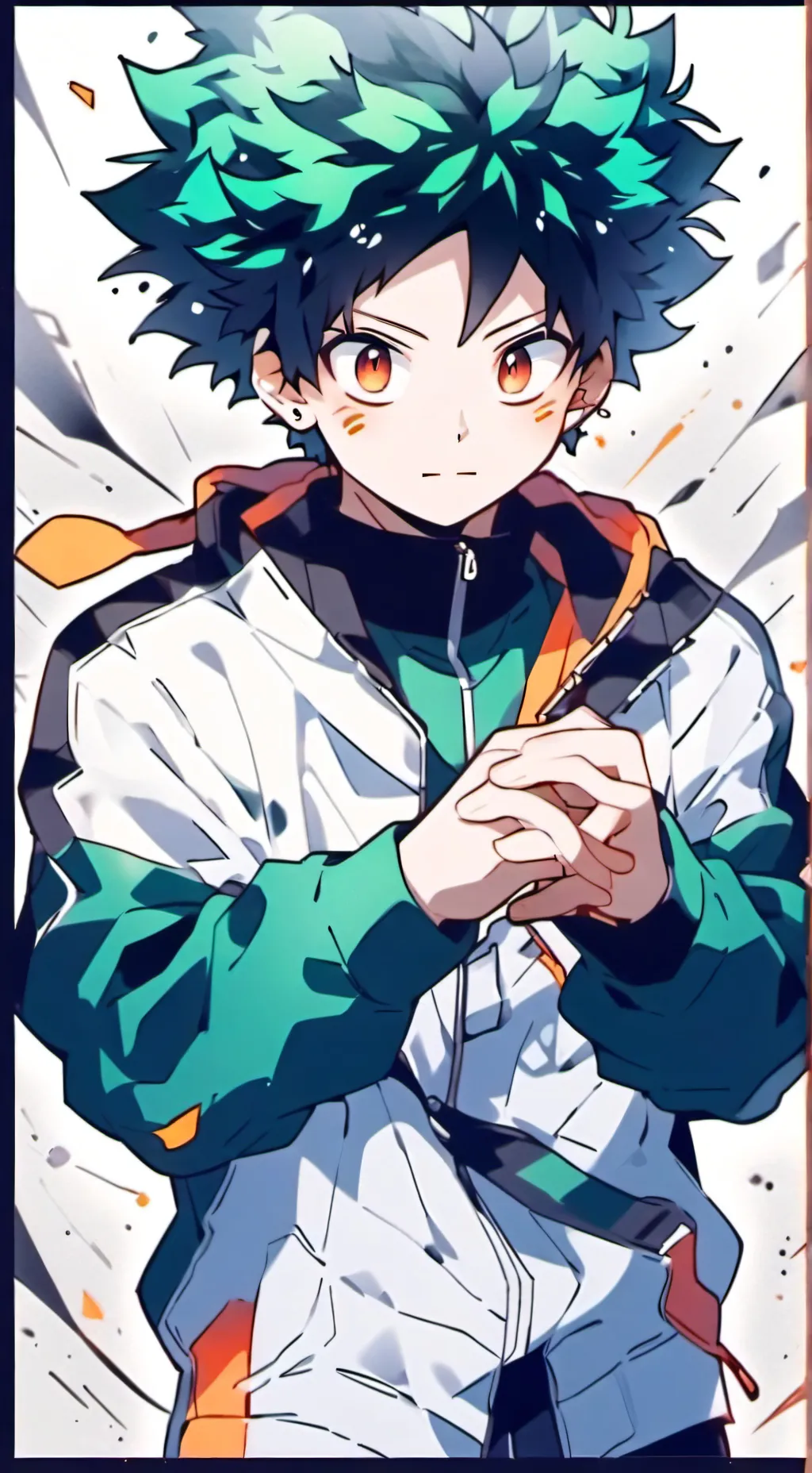 ai character: Izuku Midoriya  background