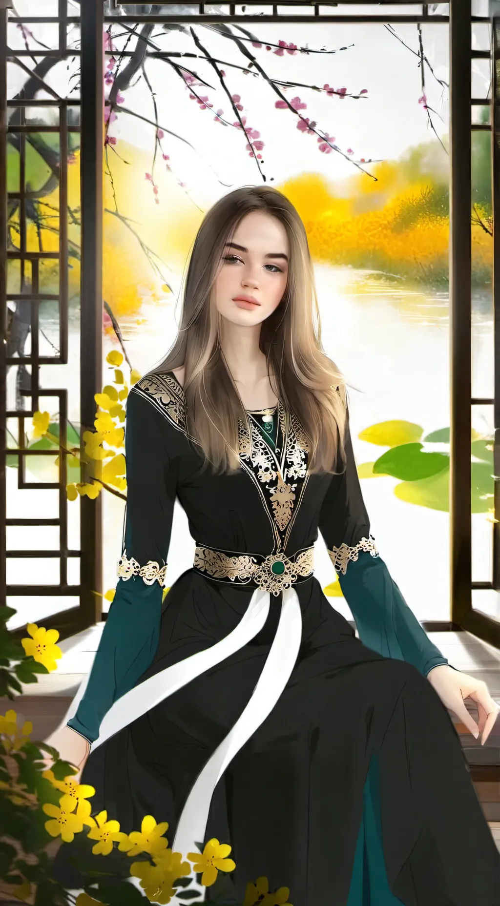 ai character: тася background