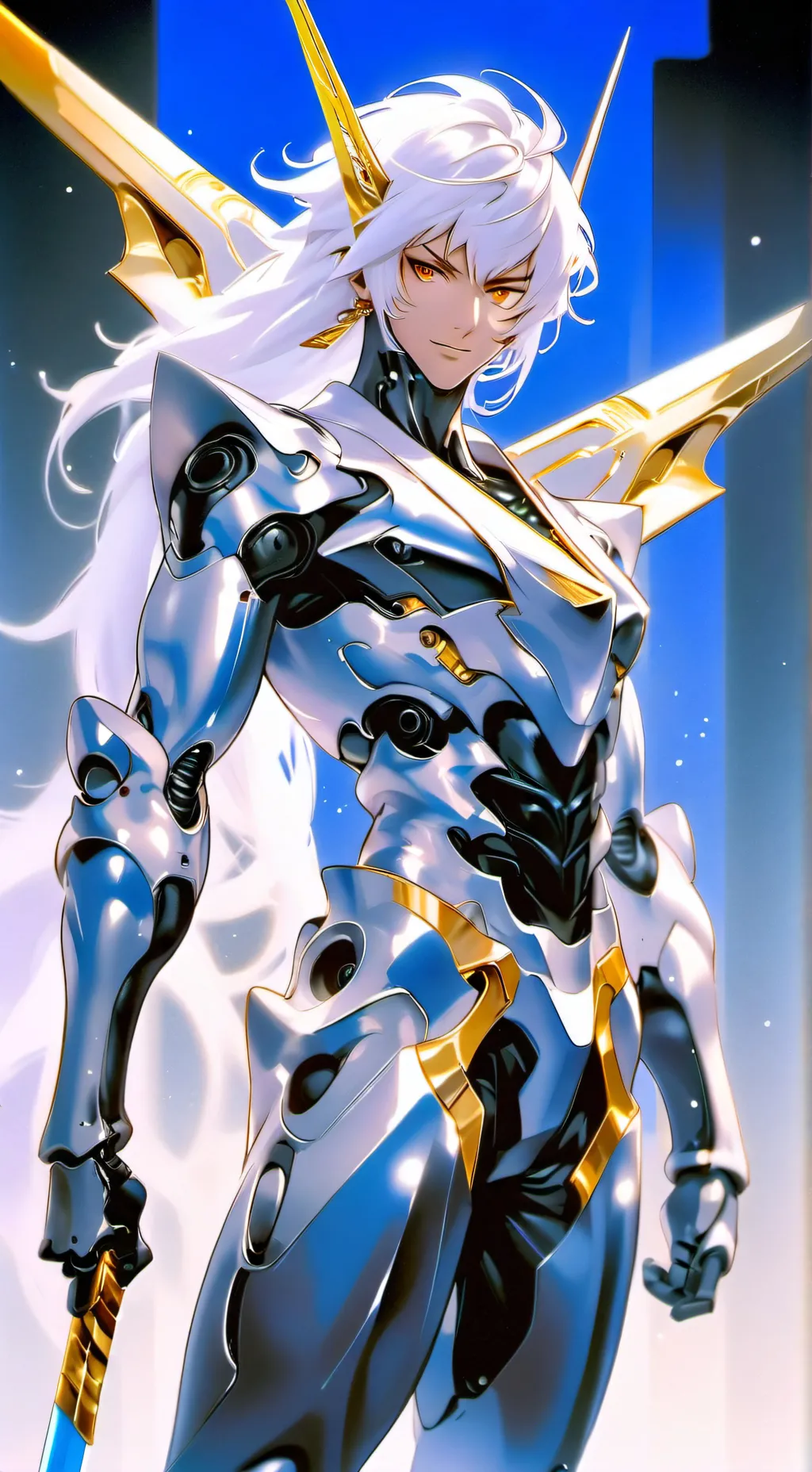 ai character: Serkiel Shirogane  background