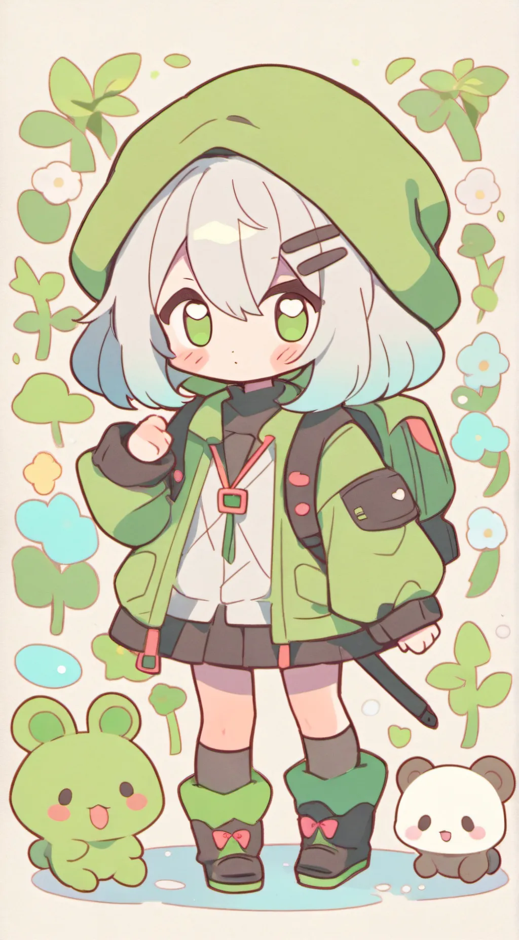 ai character: Кира background
