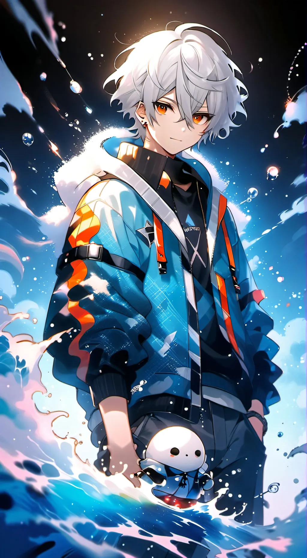 ai character: magic world background