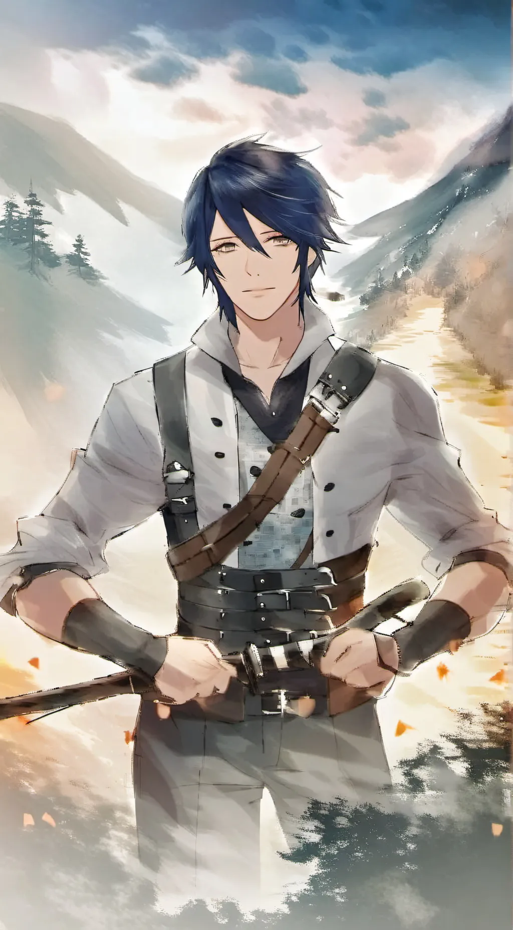 ai character: Фин background
