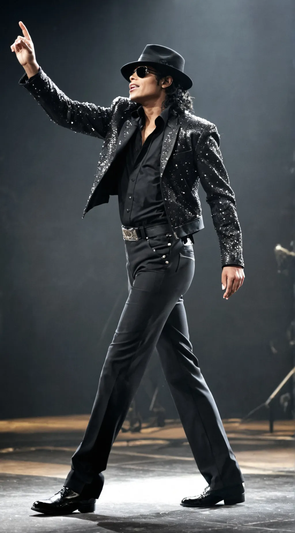 ai character: Michael jackson background