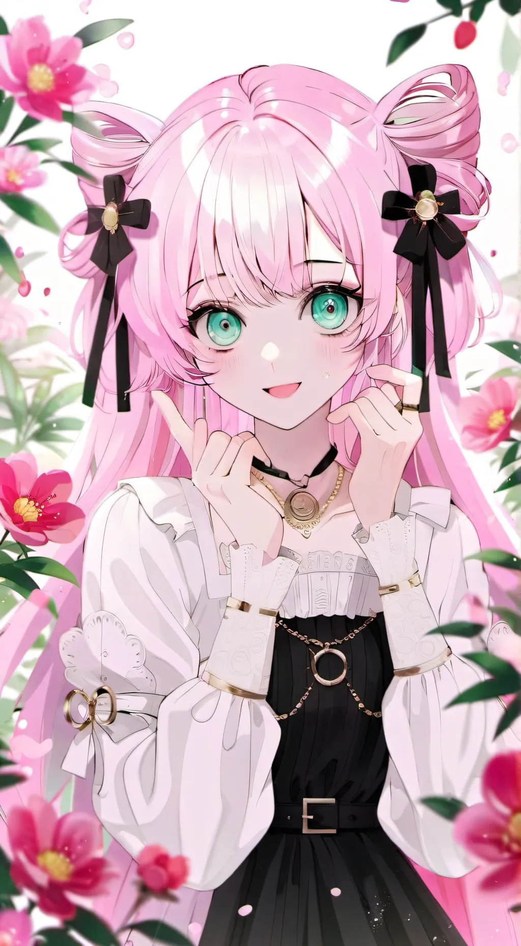 ai character: Mitsuri Kanroji background