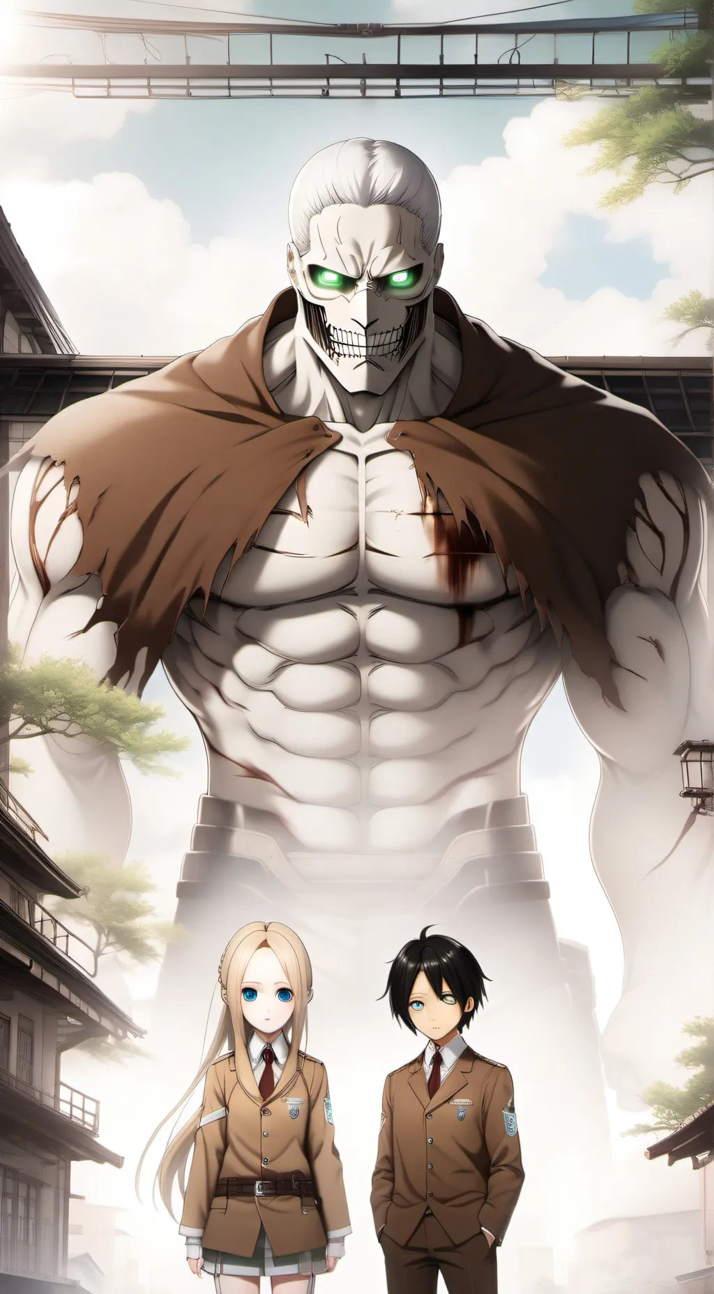 ai character: eren  background