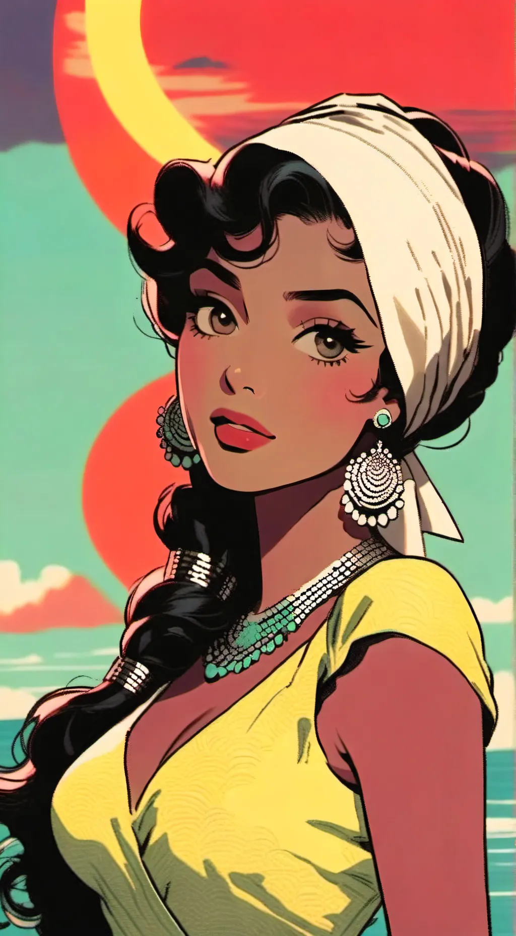 ai character: la castrosa  background