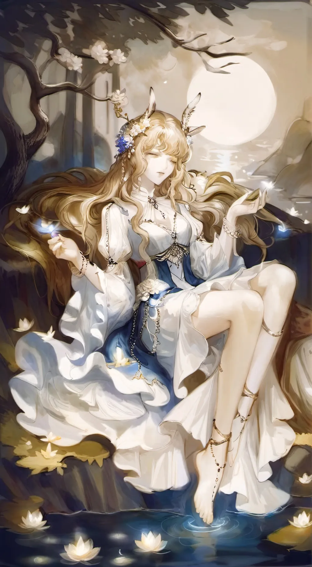 ai character: Selene background