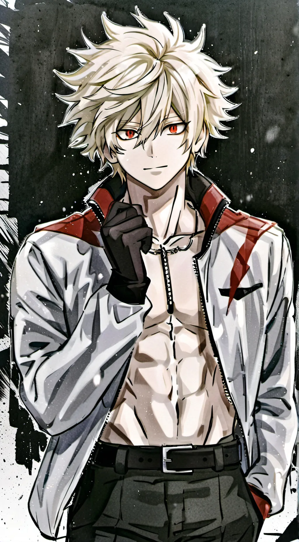 ai character: KATSUKI BAKUGO background