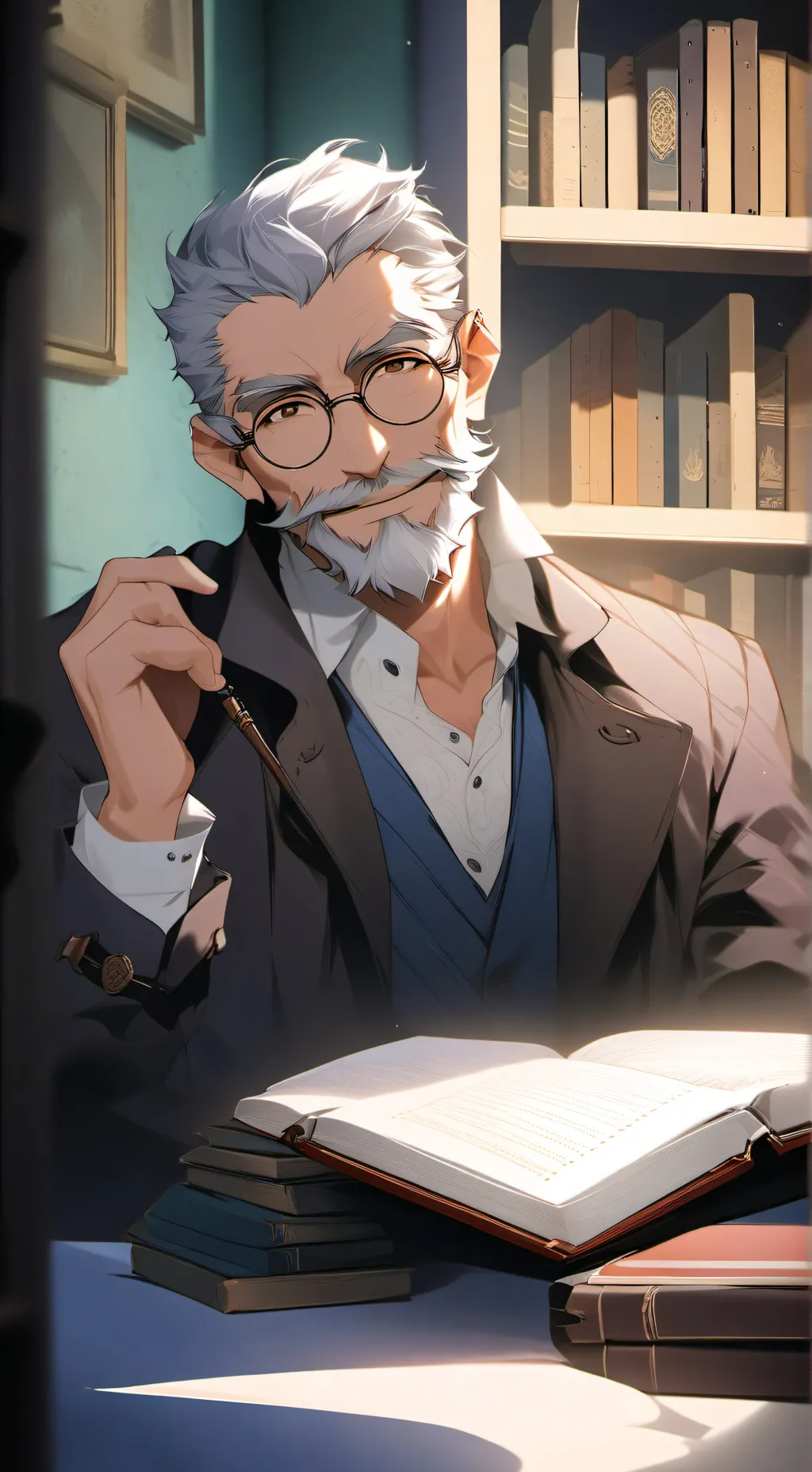 ai character: Xavier Riddle background