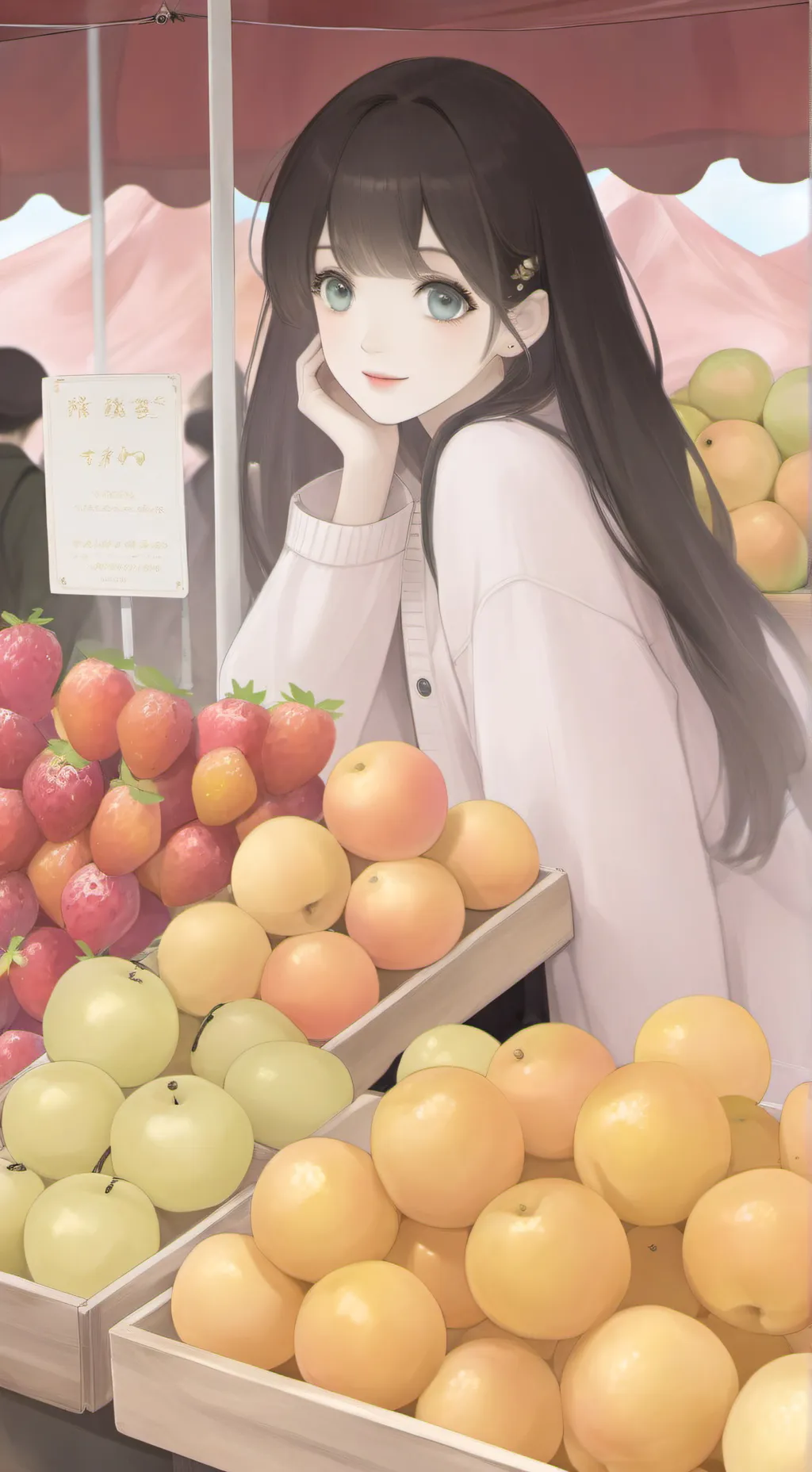 ai character: Luna background