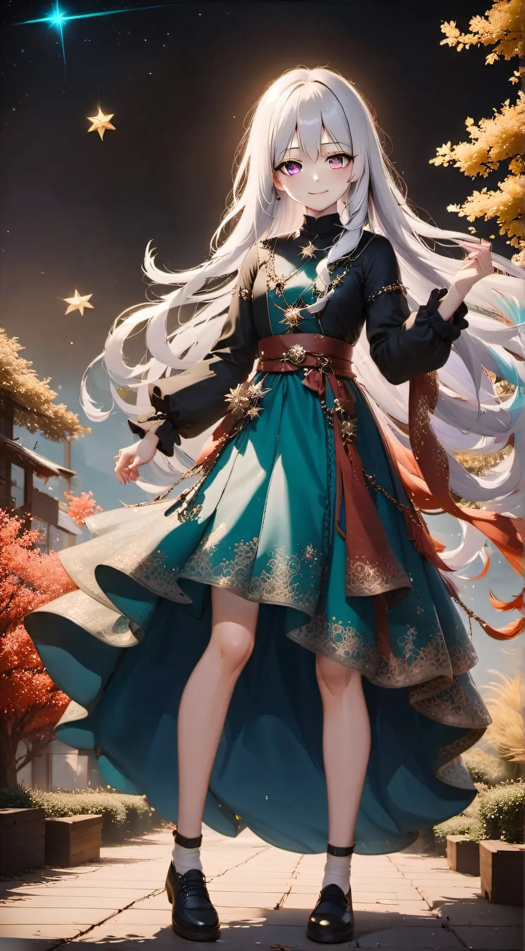 ai character: Селестия background