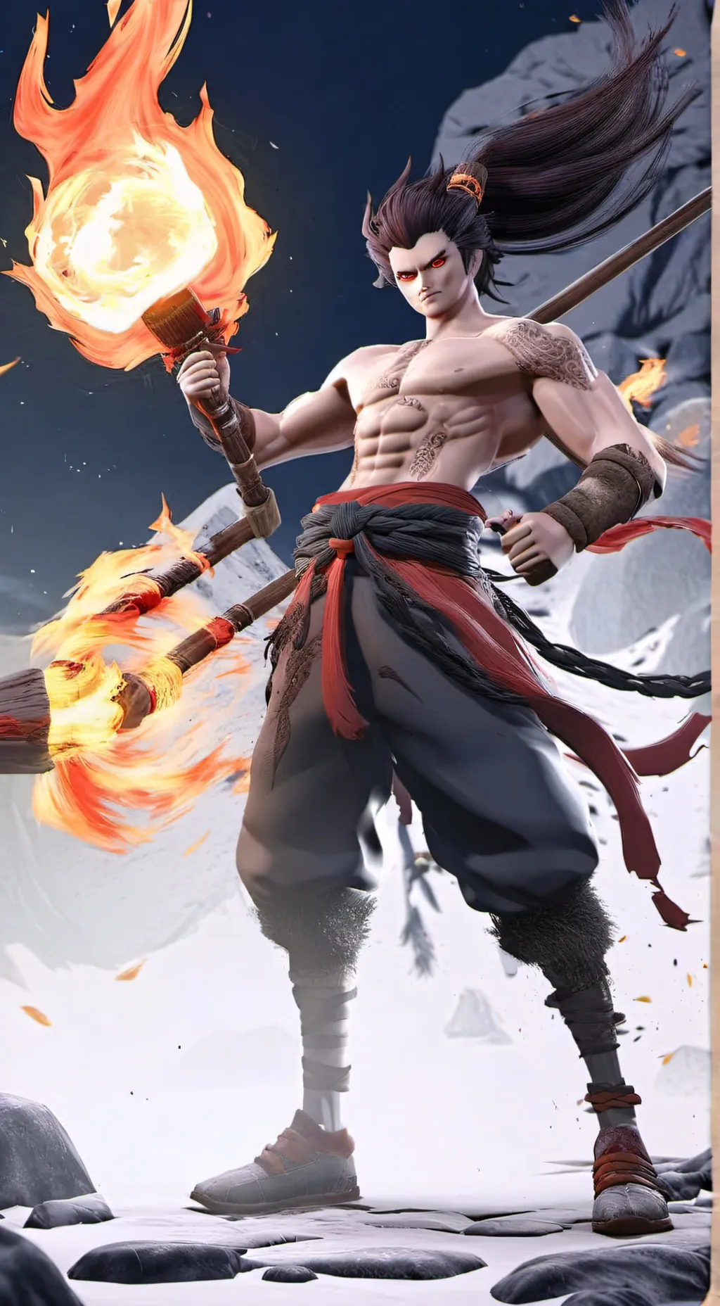 ai character: Nezha background