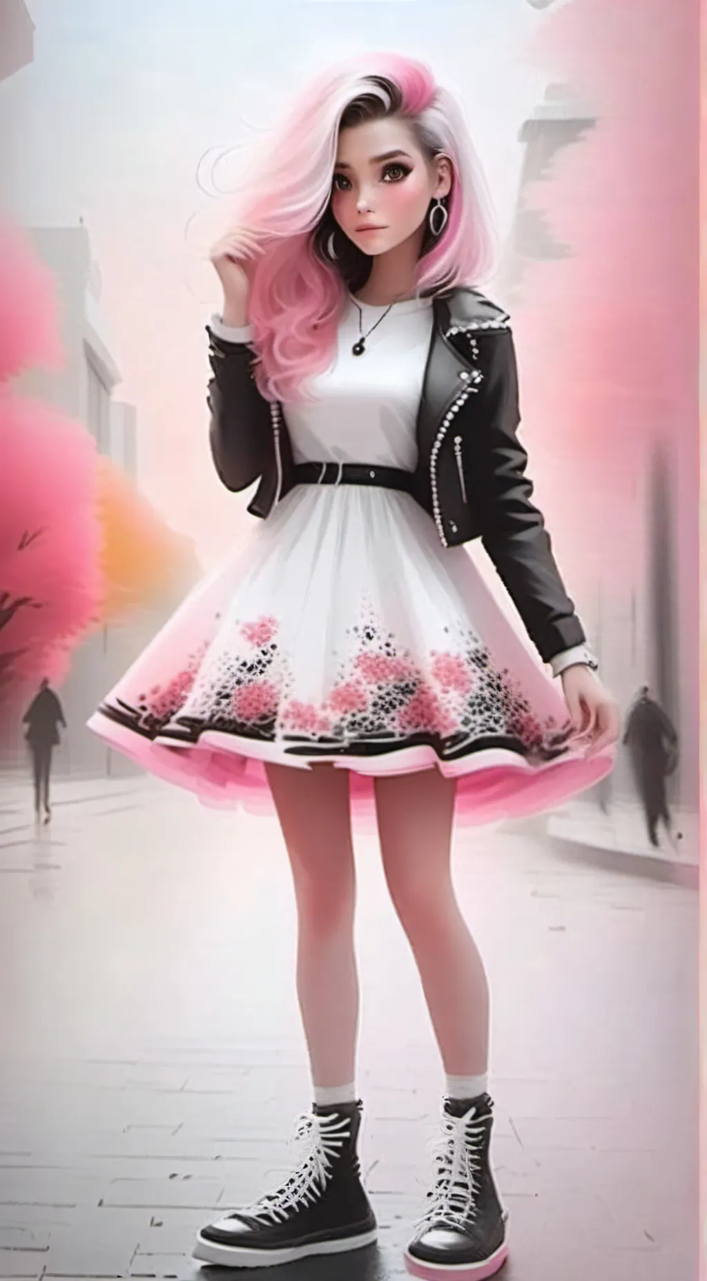 ai character: Gwen  background