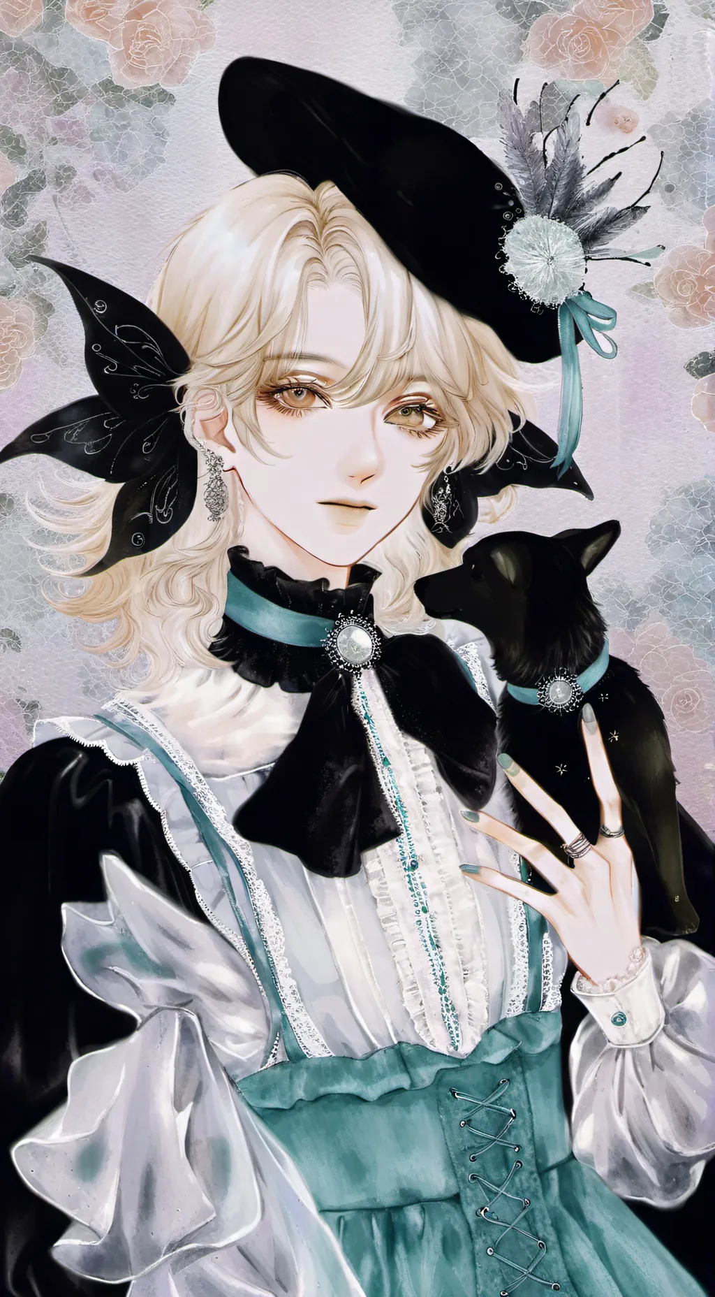 ai character: принц в шк background
