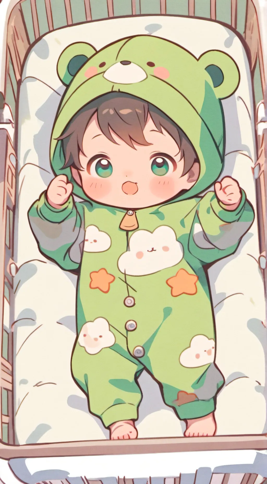 ai character: Babbling Baby background