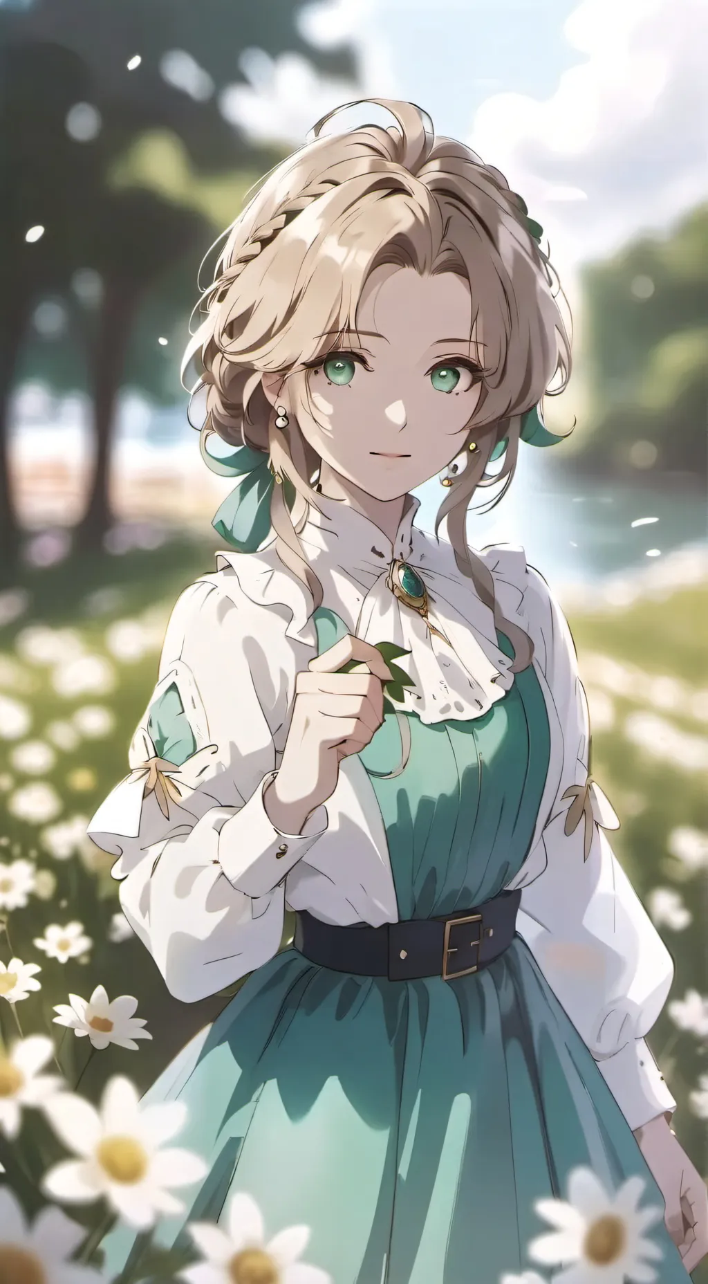 ai character: God Valley background