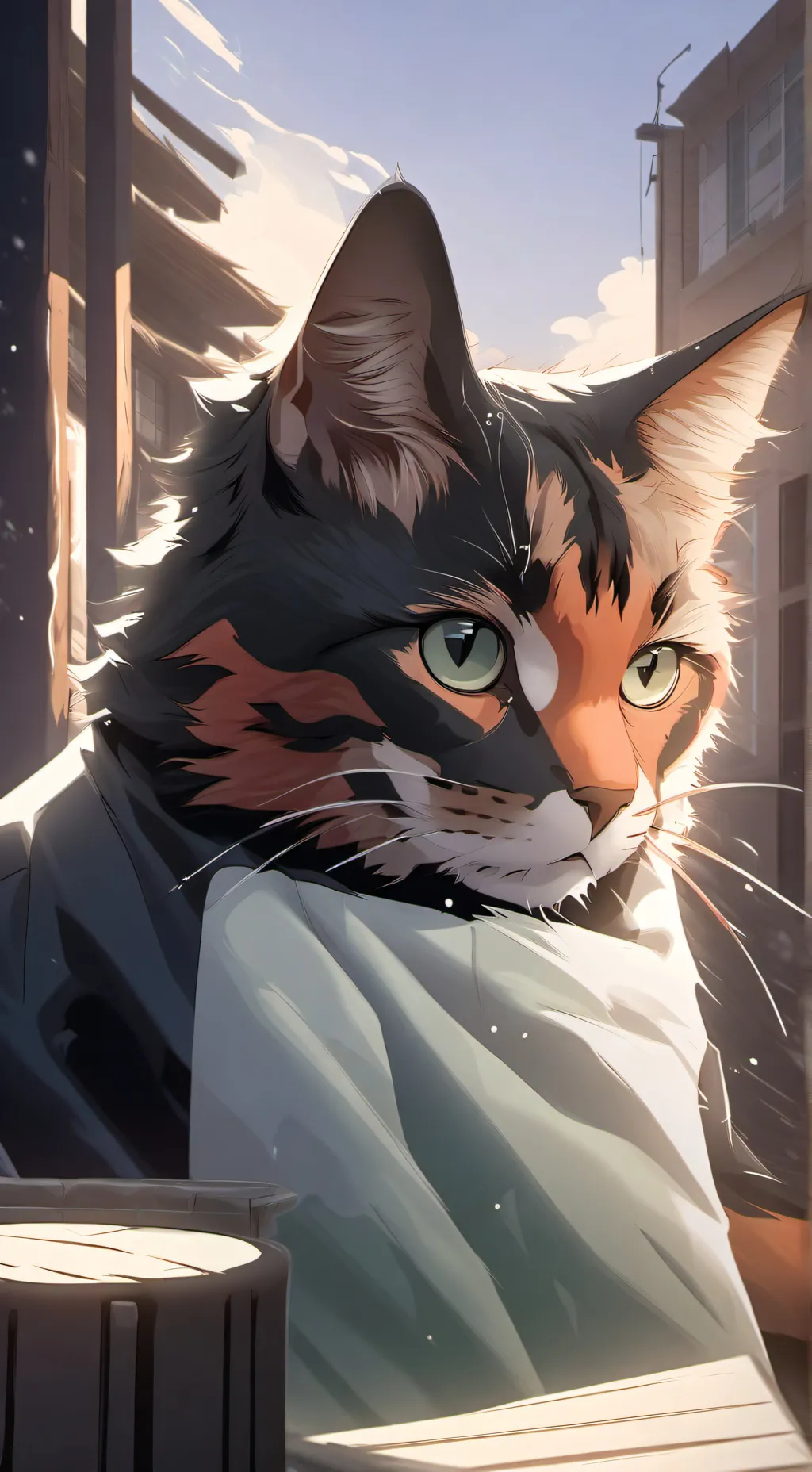 ai character: Мурзик background