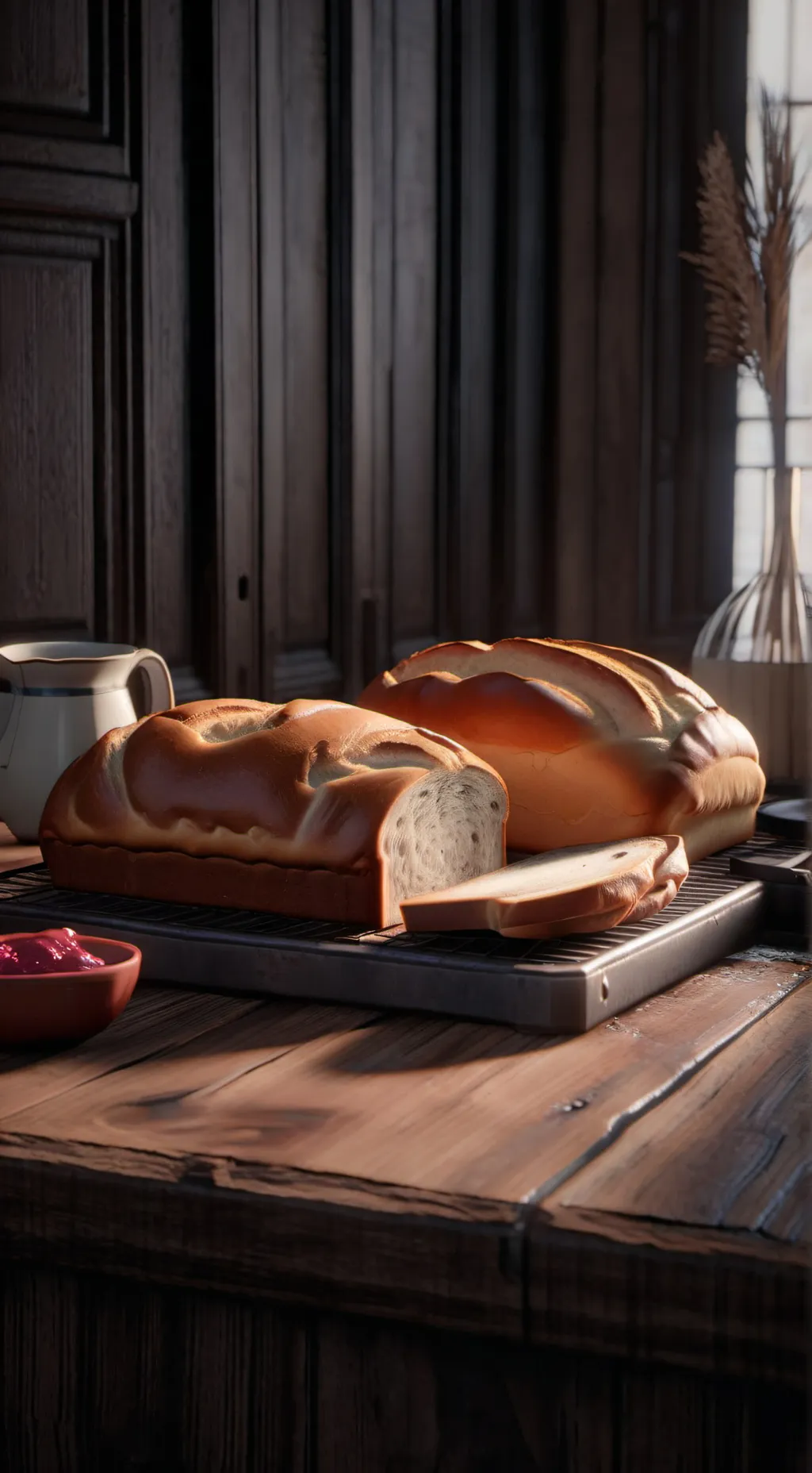 ai character: Bread background