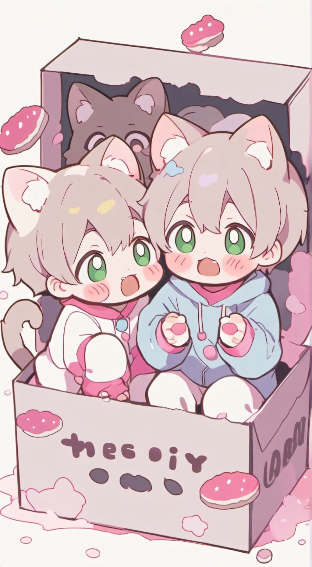 ai character: Milo and Millie background