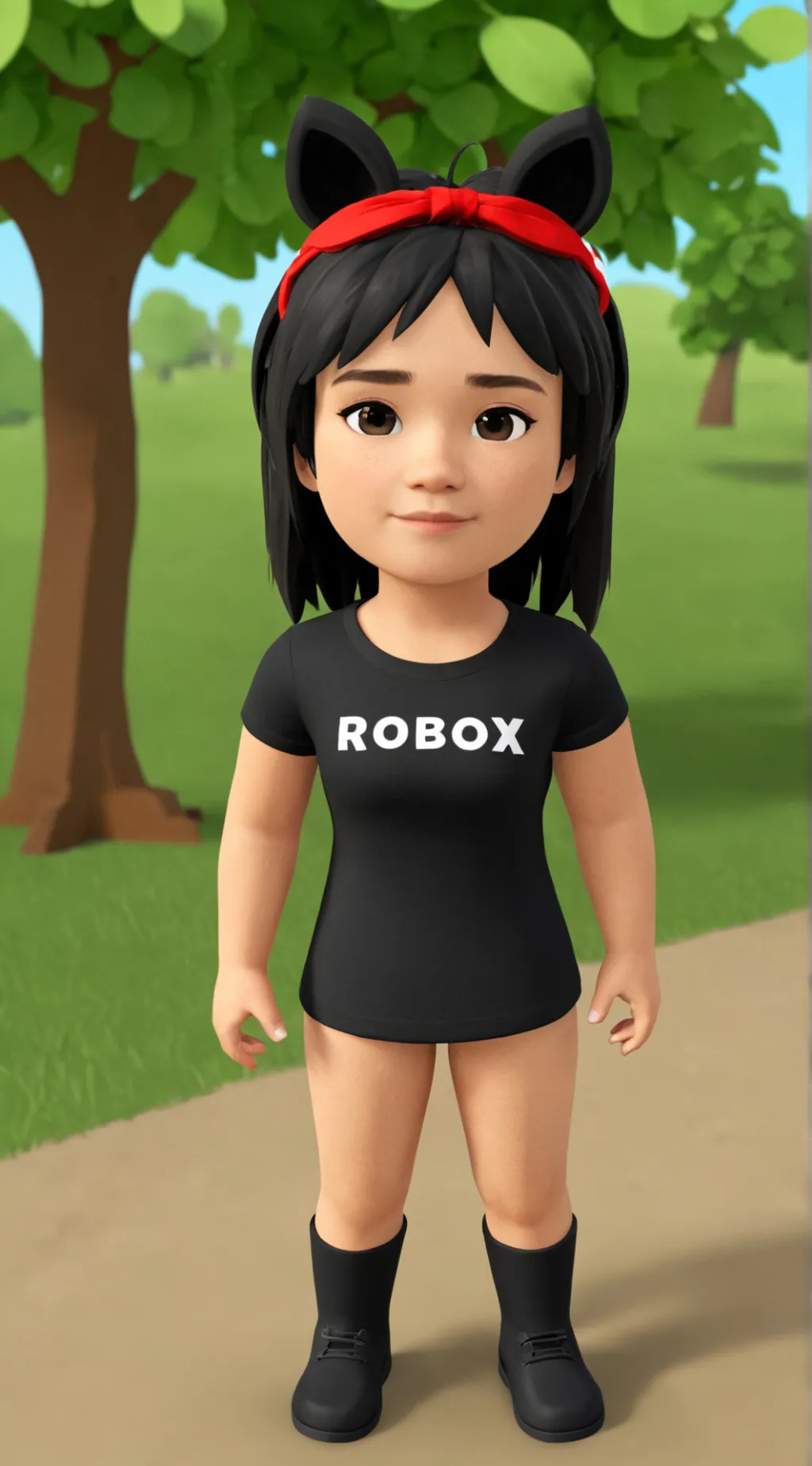 ai character: sprunki adopt me  background