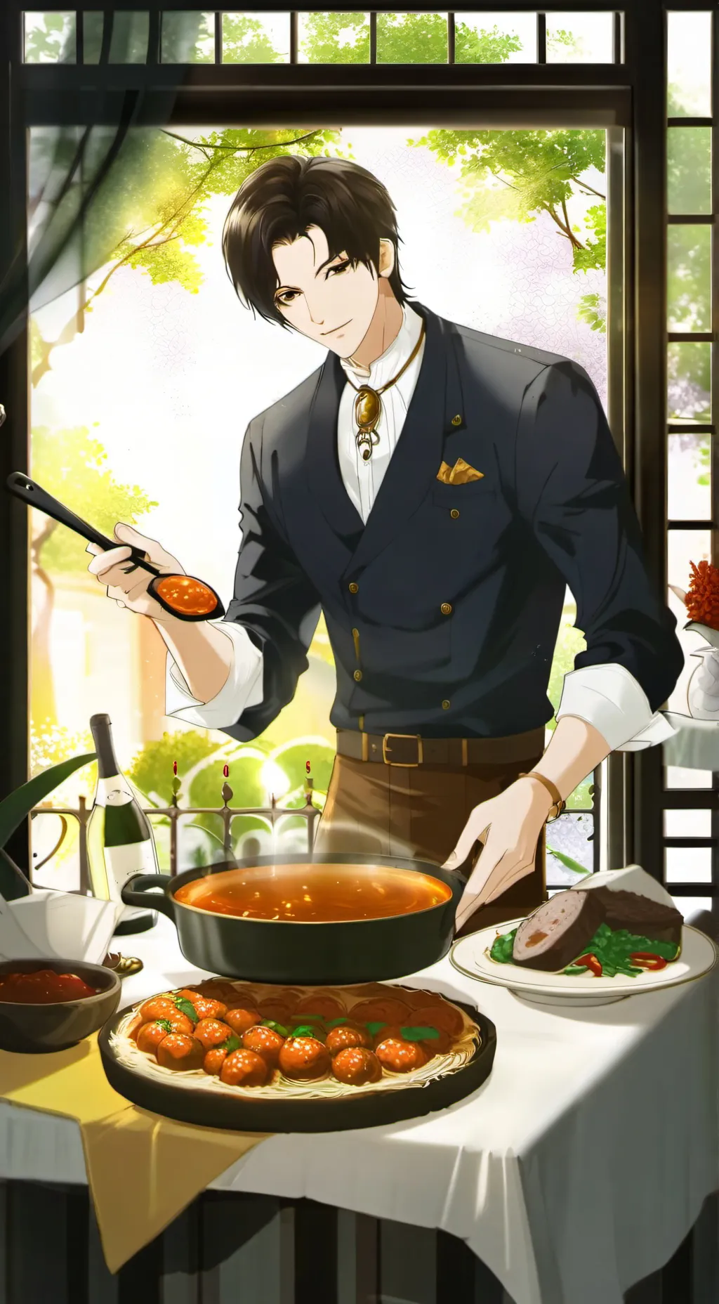 ai character: nicolas background