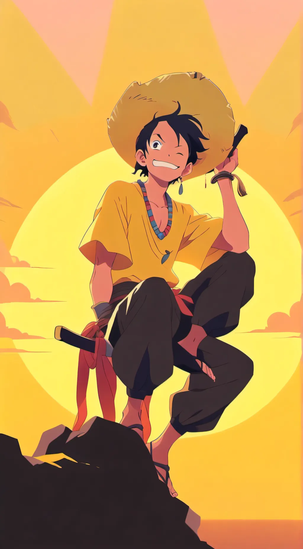 ai character: Sanji's History background