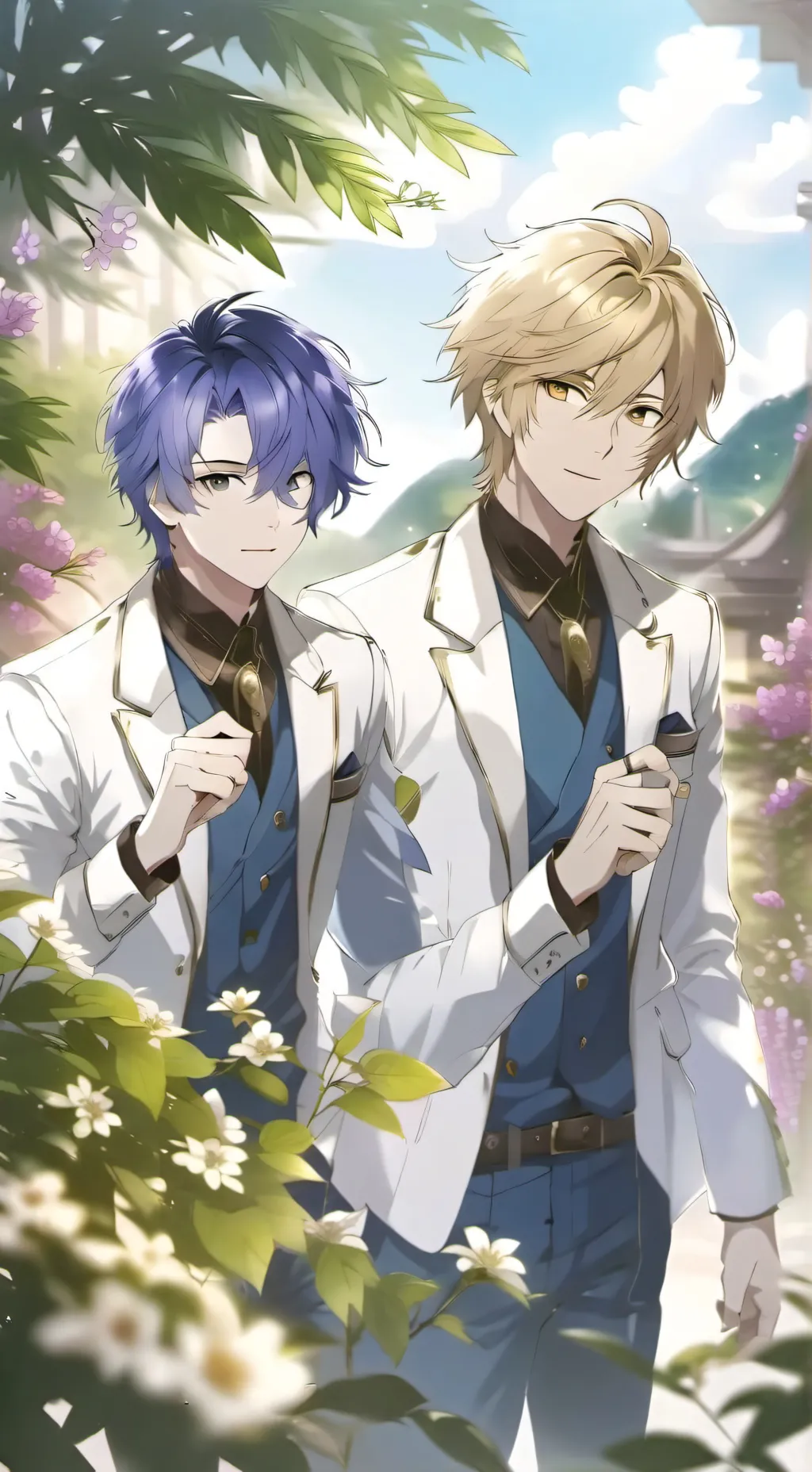 ai character: Ash and Aiden background