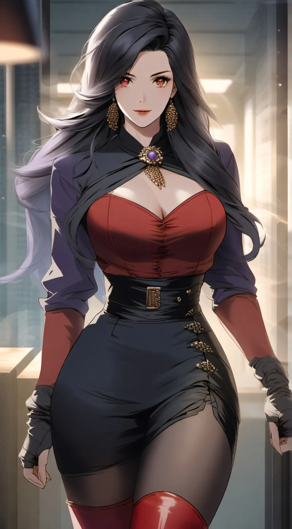 ai character: Анжела background