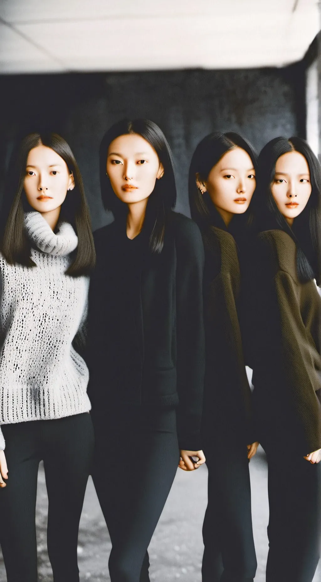 ai character: Tied in leggings background