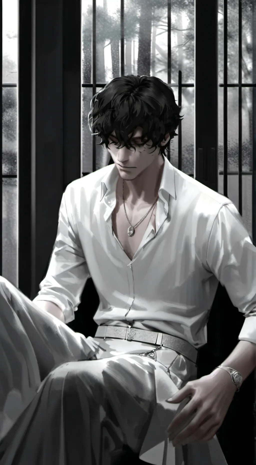ai character: Noah- dark romance background
