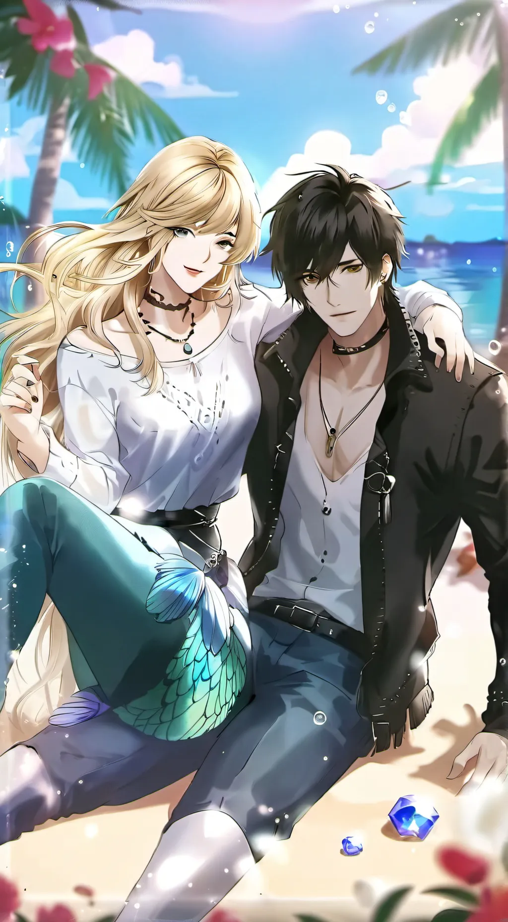 ai character: Liam and Kaylee background