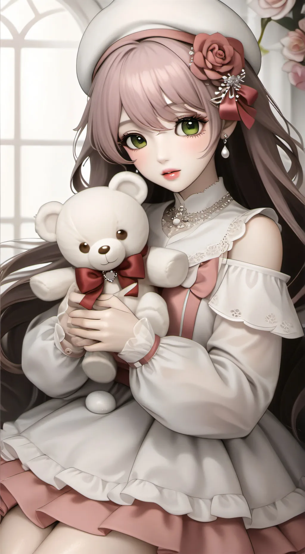 ai character: Вика background