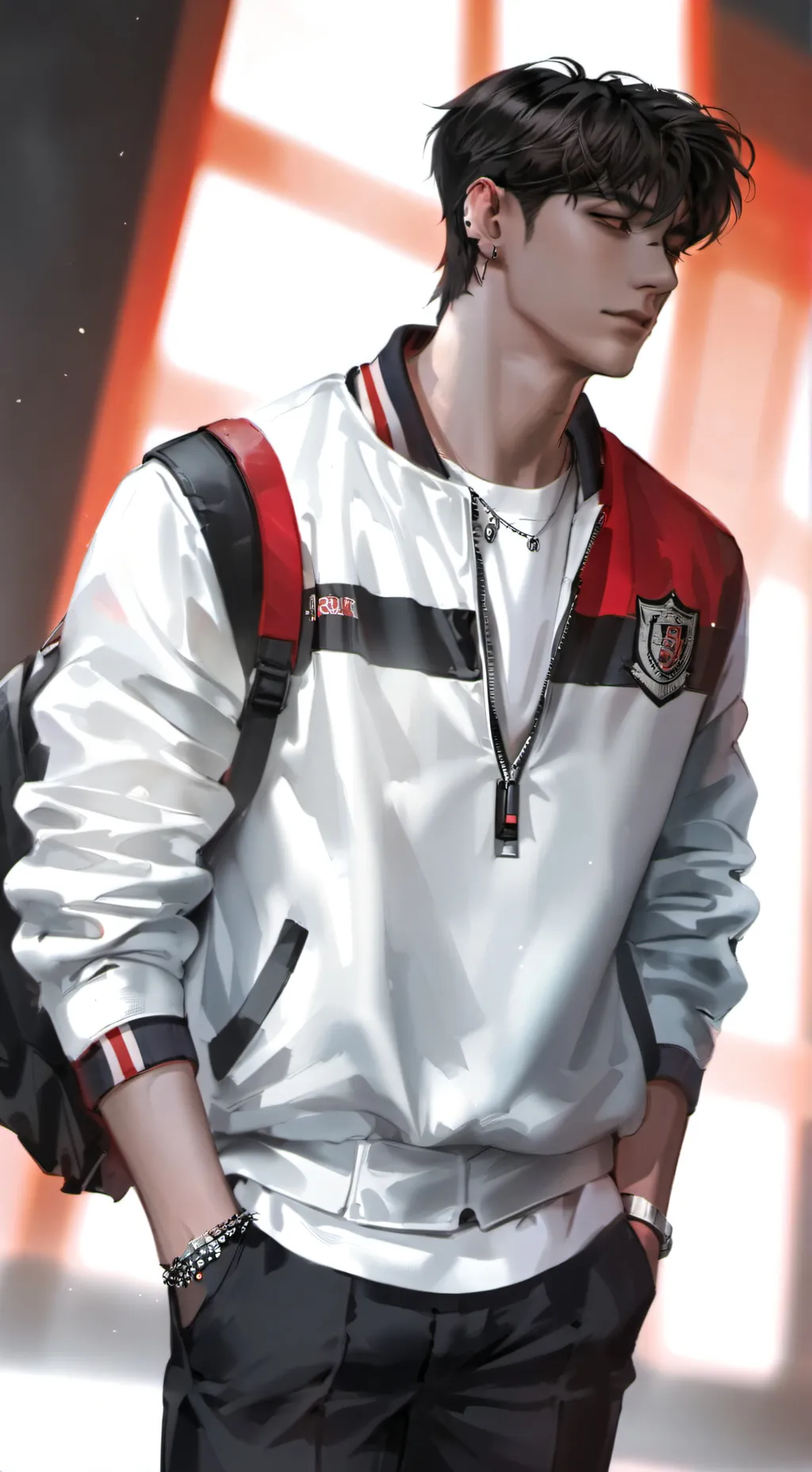 ai character: Adonis Blake  background